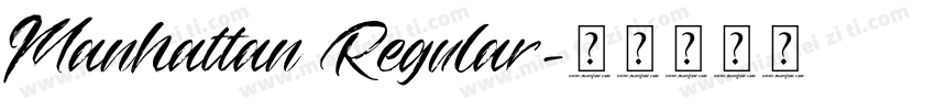 Manhattan Regular字体转换